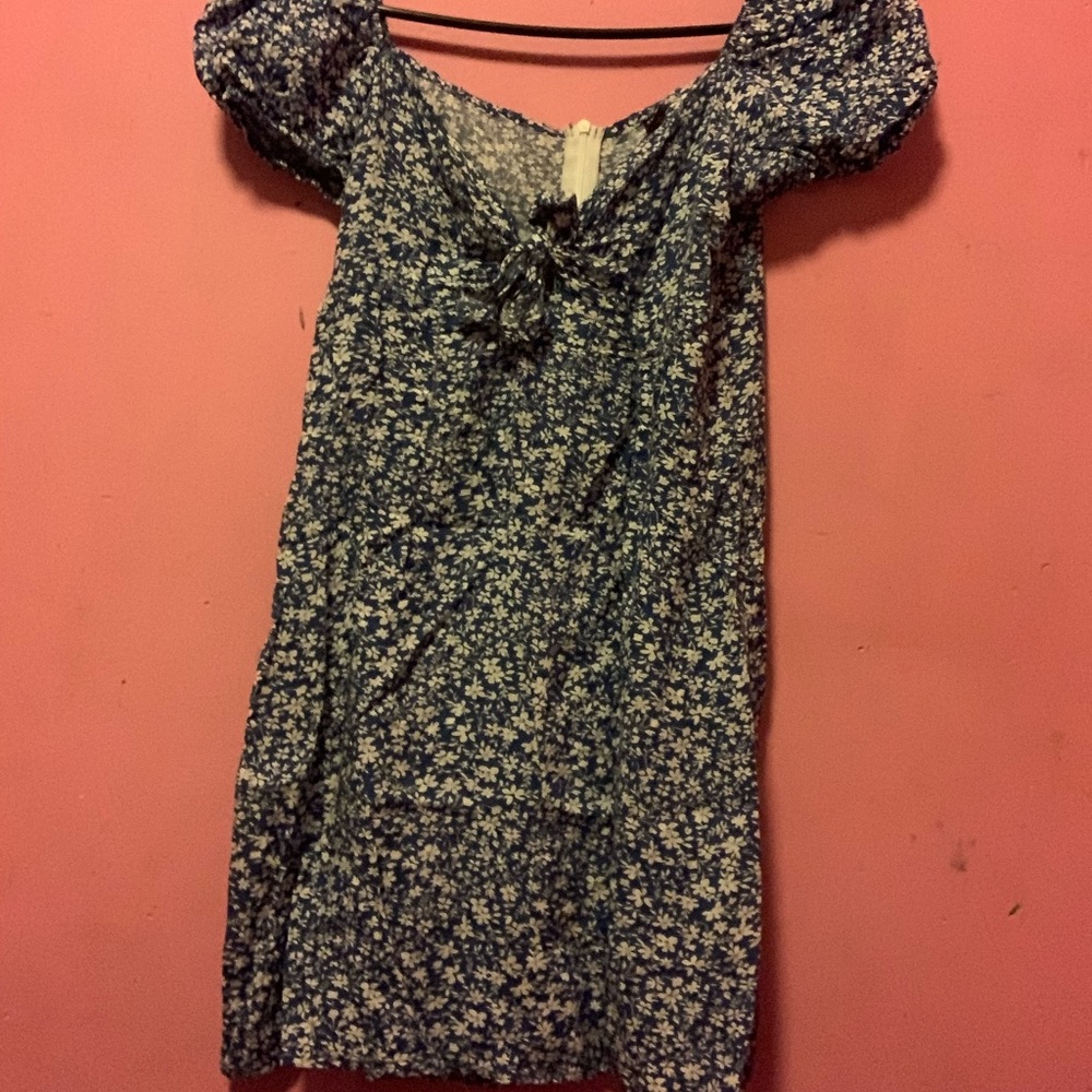 Blue Floral Dress